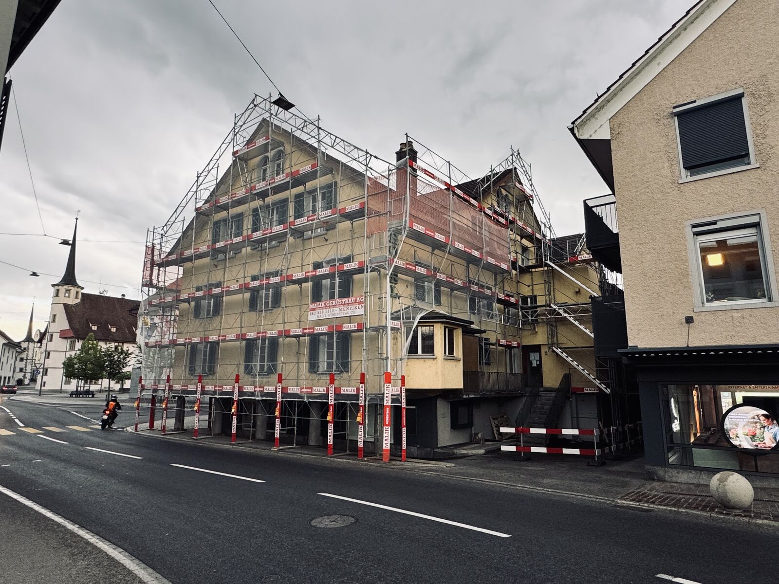 Geschichte von Malik Gerüstbau – Baustellenfoto
